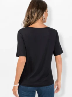 Kurzarmshirt im Muster-Mix