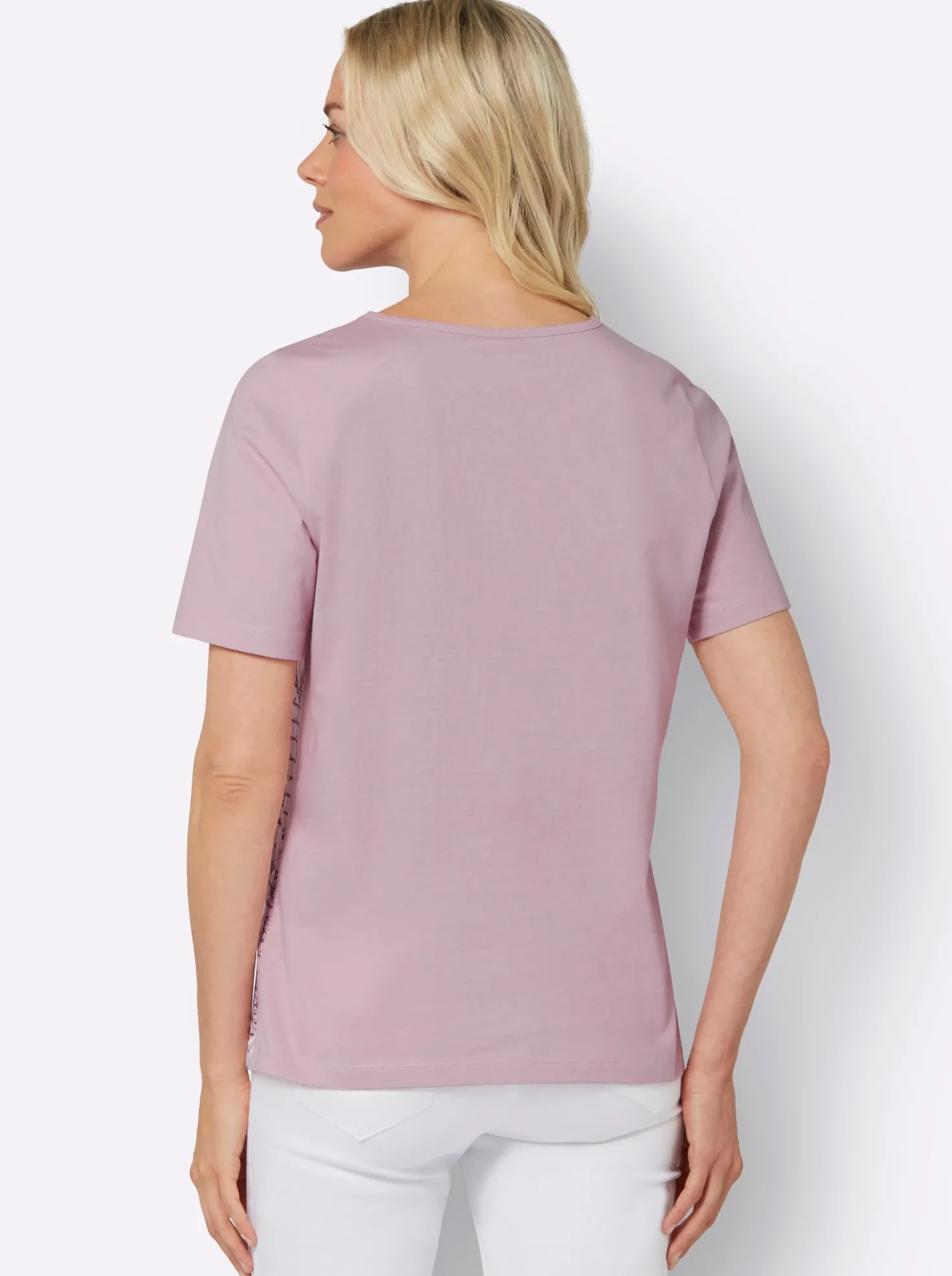 Kurzarmshirt mit Buchstaben-Druck