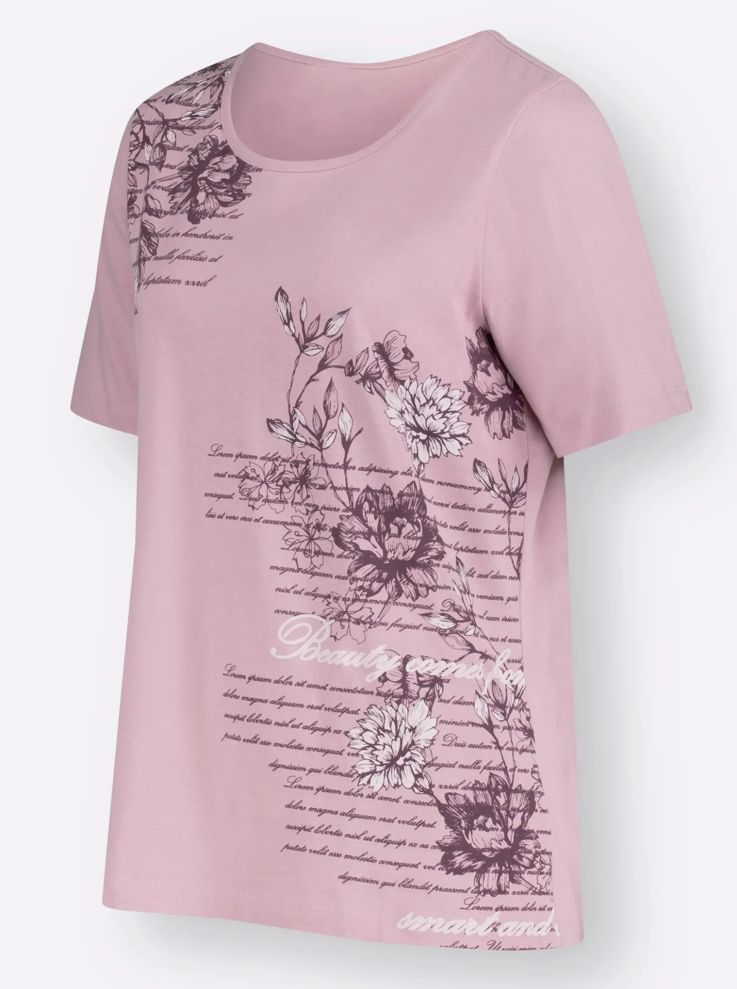 Kurzarmshirt mit Buchstaben-Druck