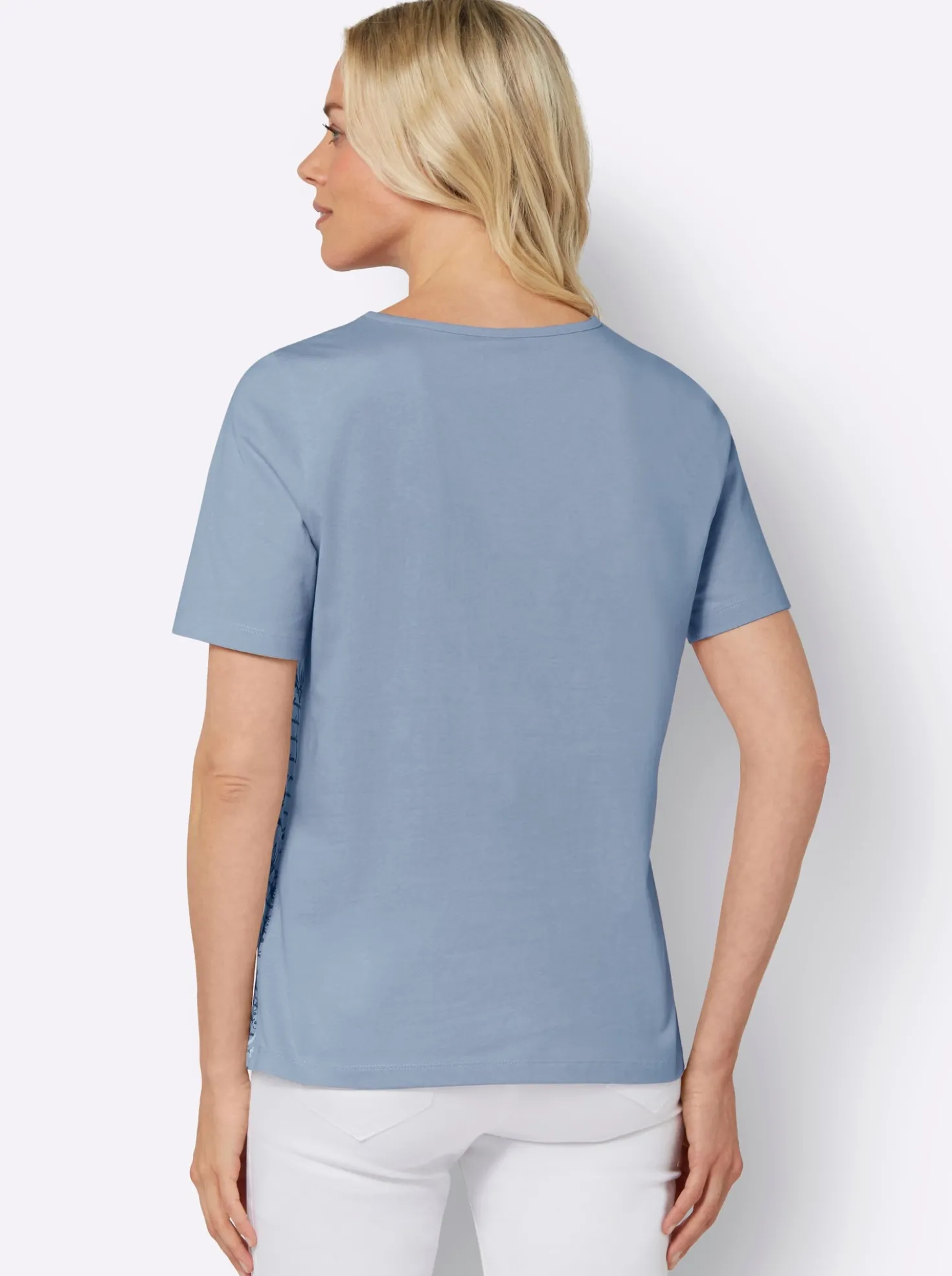 Kurzarmshirt mit Buchstaben-Druck