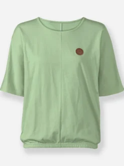 Kurzarmshirt mit Fledermausärmeln