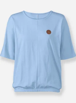 Kurzarmshirt mit Fledermausärmeln