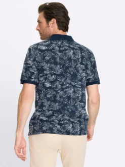 Kurzarmshirt mit floralem Allover-Muster