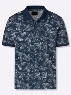 Kurzarmshirt mit floralem Allover-Muster