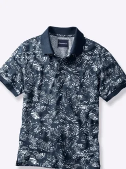 Kurzarmshirt mit floralem Allover-Muster