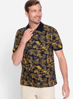 Kurzarmshirt mit floralem Allover-Muster