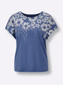 Kurzarmshirt mit Foliendruck
