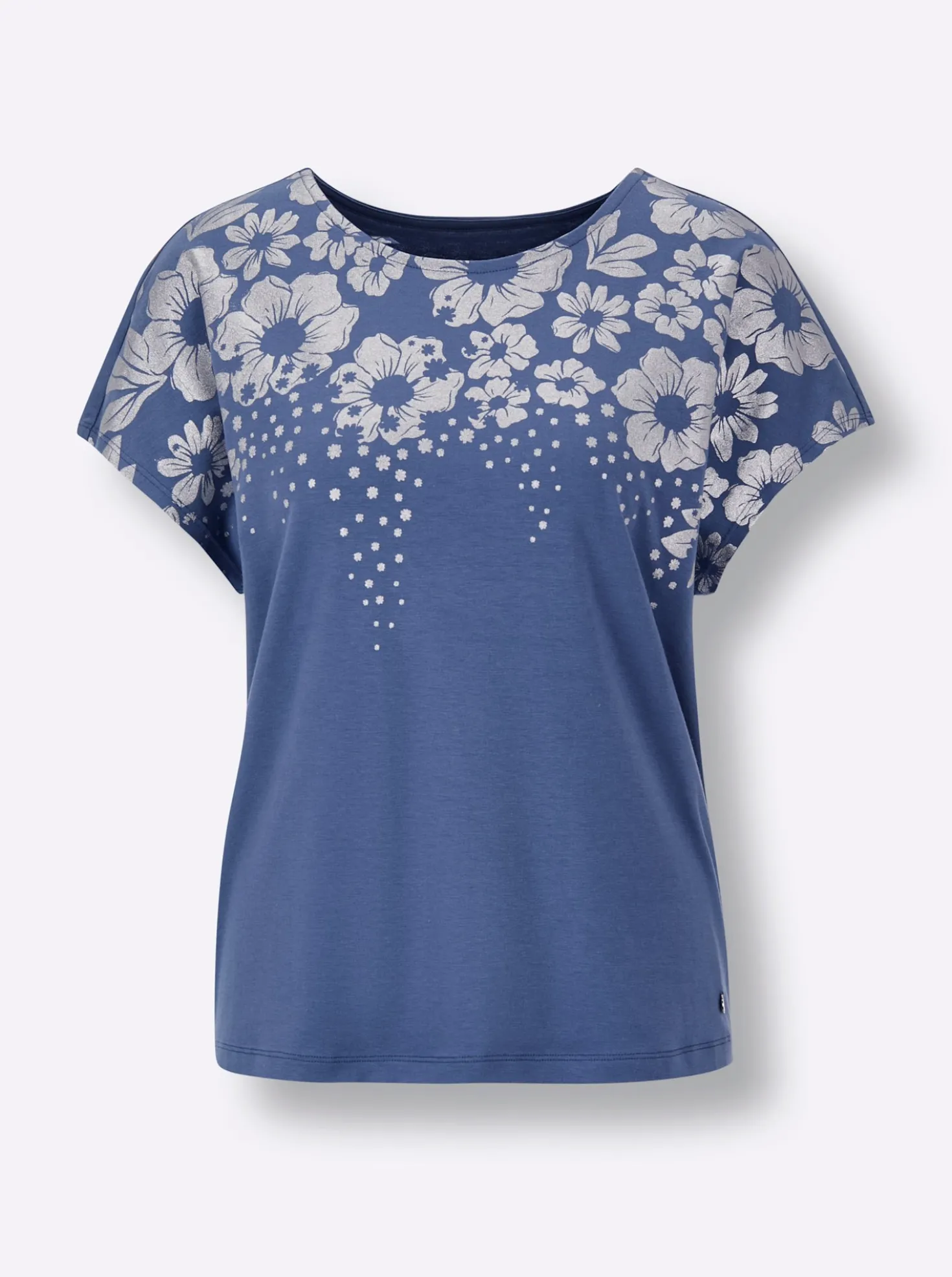 Kurzarmshirt mit Foliendruck
