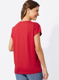 Kurzarmshirt mit Folien-Print