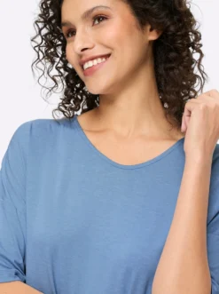 Kurzarmshirt mit Knoten-Optik