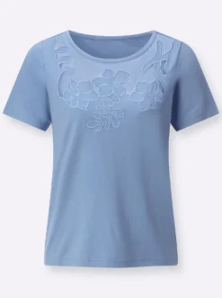 Kurzarmshirt mit Mesh-Einsätzen