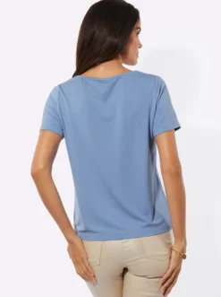 Kurzarmshirt mit Mesh-Einsätzen