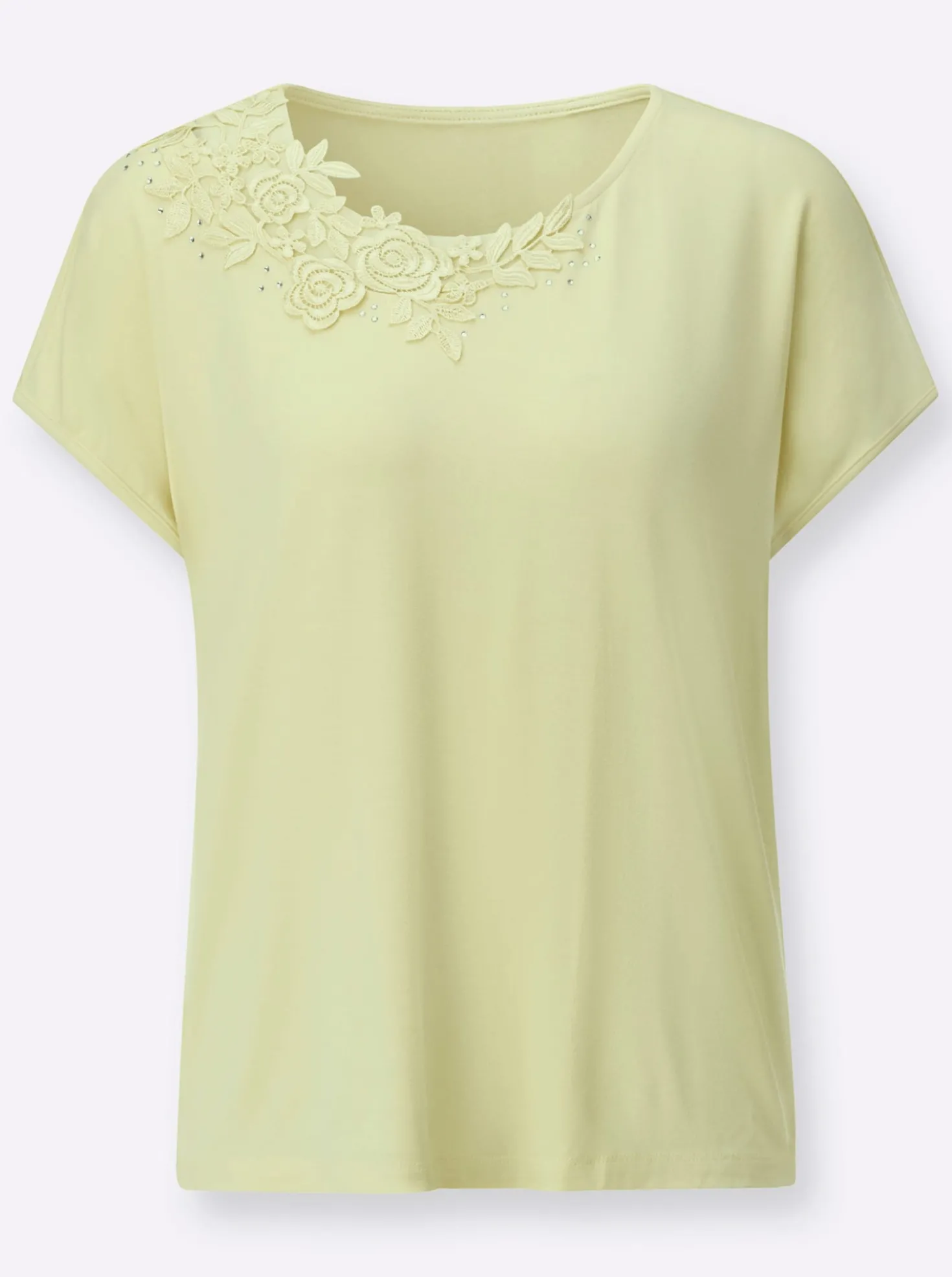 Kurzarmshirt mit Modal