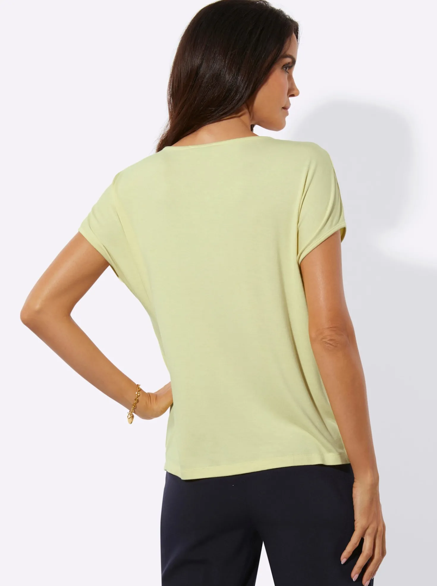 Kurzarmshirt mit Modal