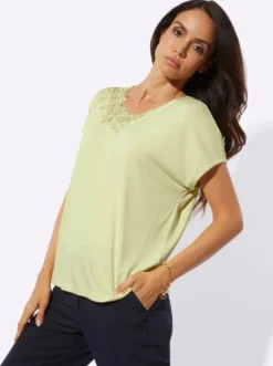 Kurzarmshirt mit Modal