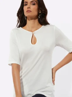 Kurzarmshirt mit Modal