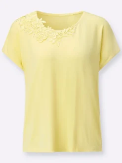 Kurzarmshirt mit Modal