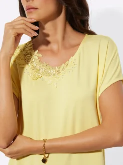 Kurzarmshirt mit Modal