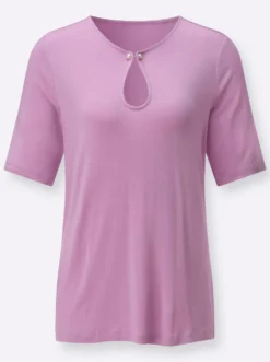 Kurzarmshirt mit Modal
