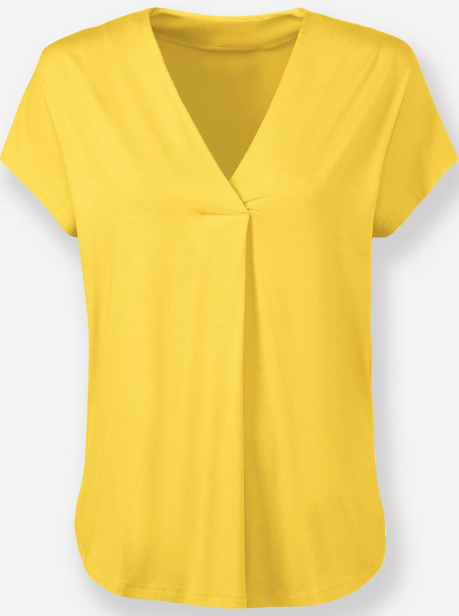 Kurzarmshirt mit V-Ausschnitt