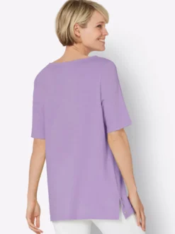 Kurzarmshirt mit Zierplättchen