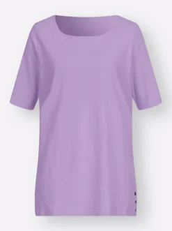 Kurzarmshirt mit Zierplättchen