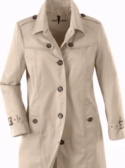 Kurzmantel in Trenchcoat-Optik