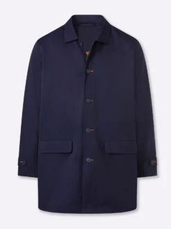 Kurzmantel in Twill-Qualität, gefüttert