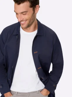 Kurzmantel in Twill-Qualität, gefüttert