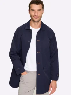 Kurzmantel in Twill-Qualität, gefüttert