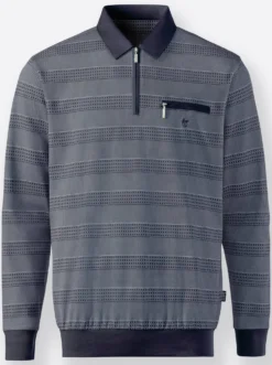 Langarm-Poloshirt