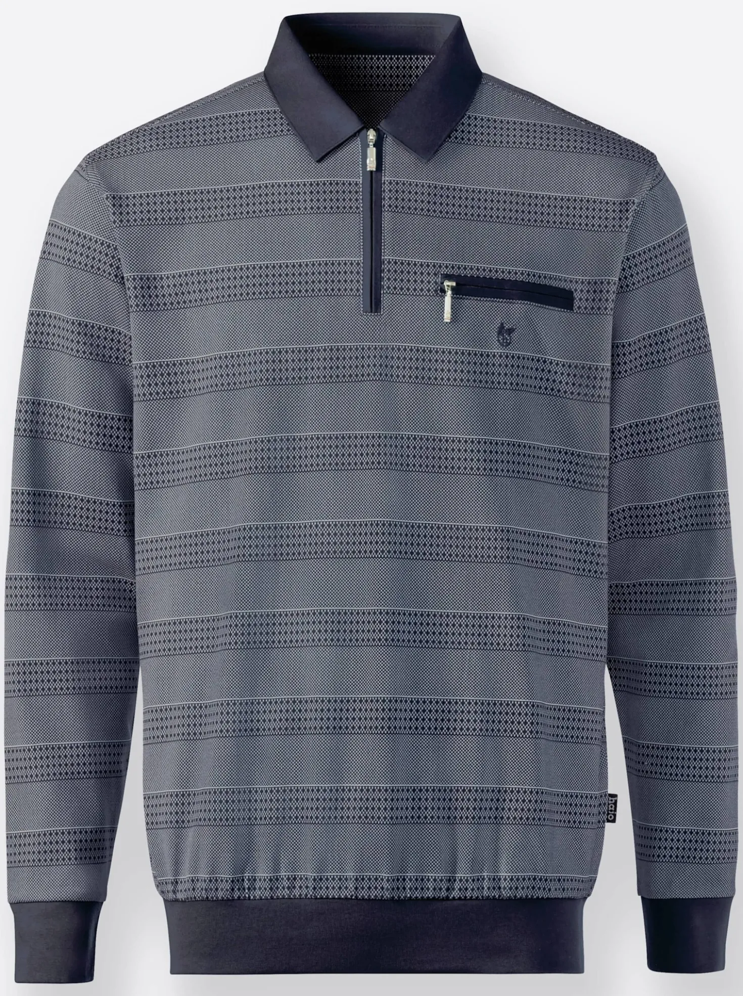 Langarm-Poloshirt