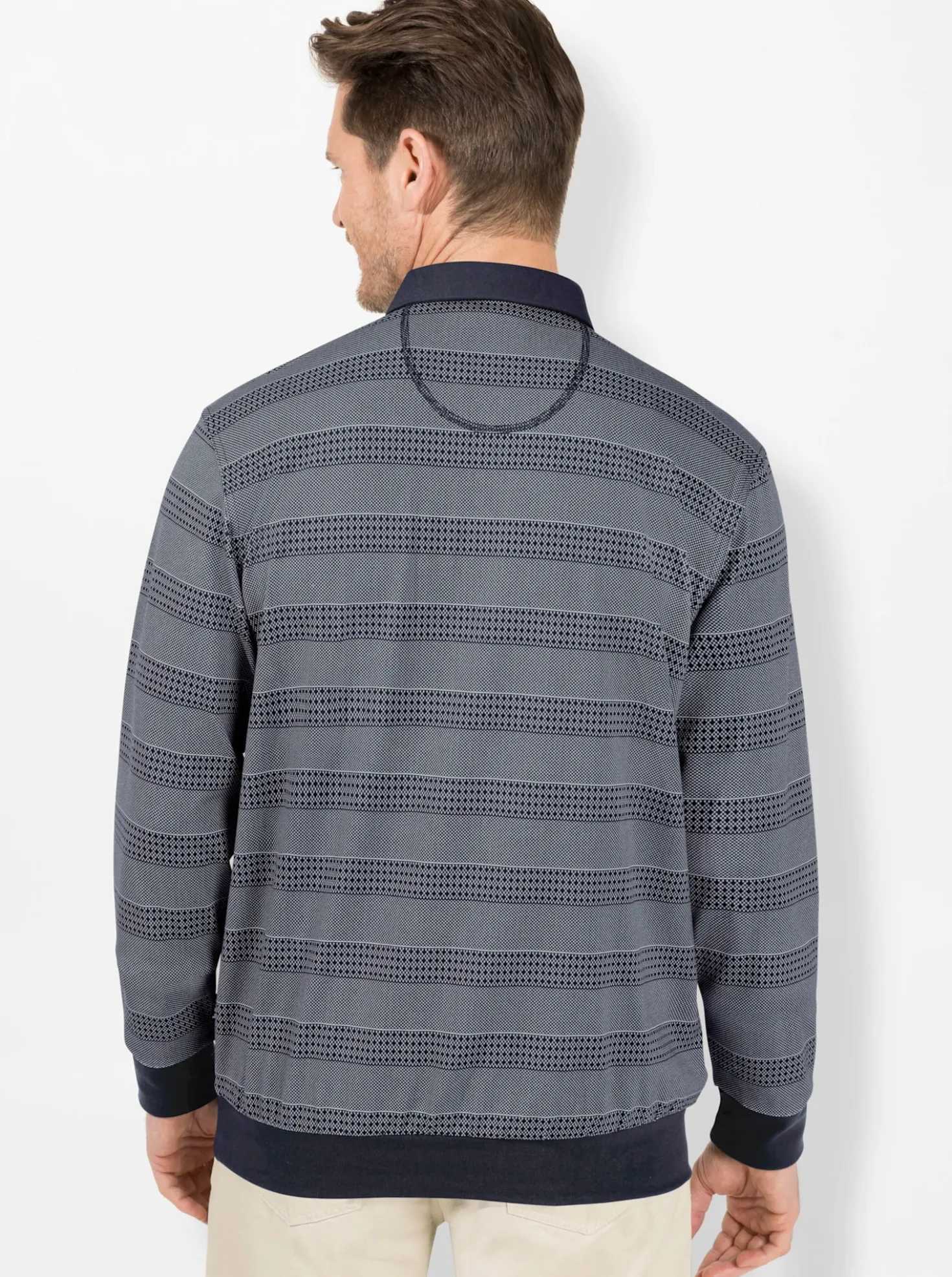 Langarm-Poloshirt