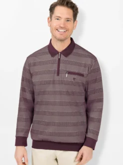 Langarm-Poloshirt