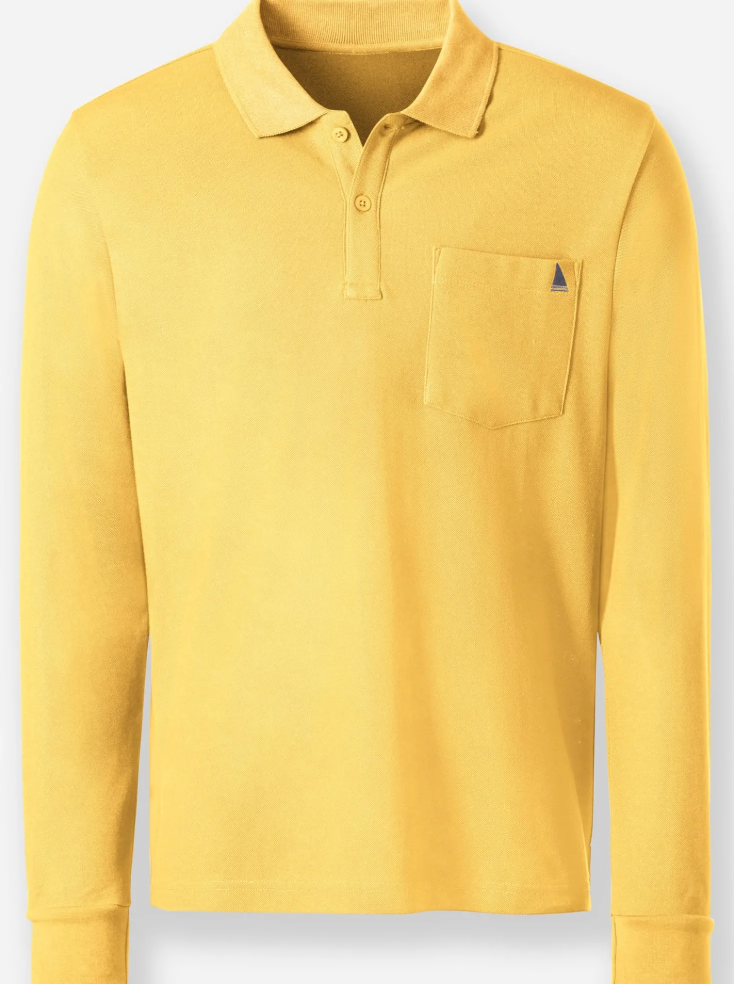 Langarm-Poloshirt