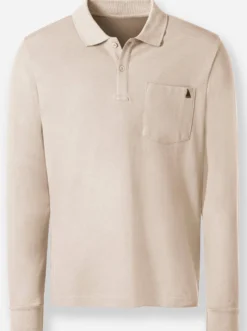 Langarm-Poloshirt