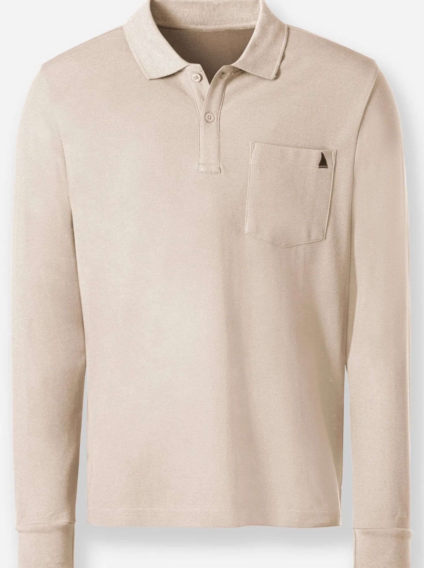 Langarm-Poloshirt