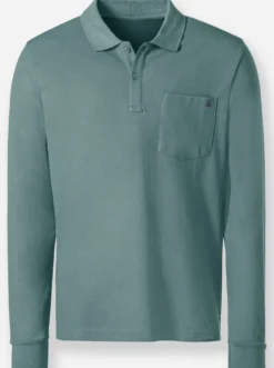 Langarm-Poloshirt