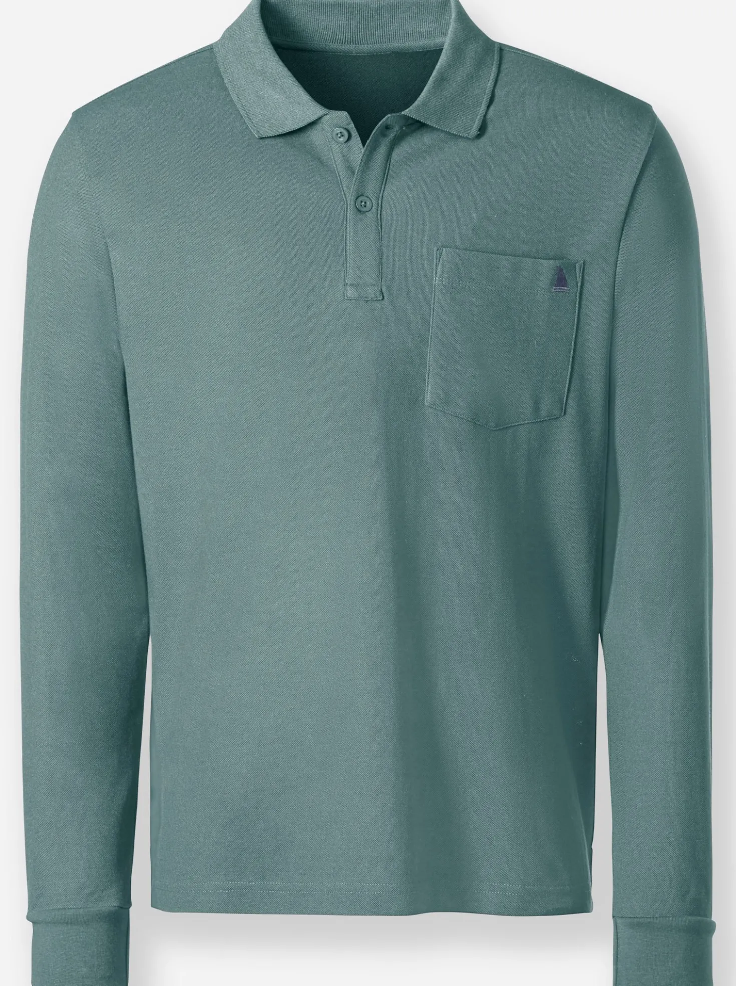 Langarm-Poloshirt