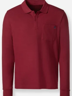 Langarm-Poloshirt