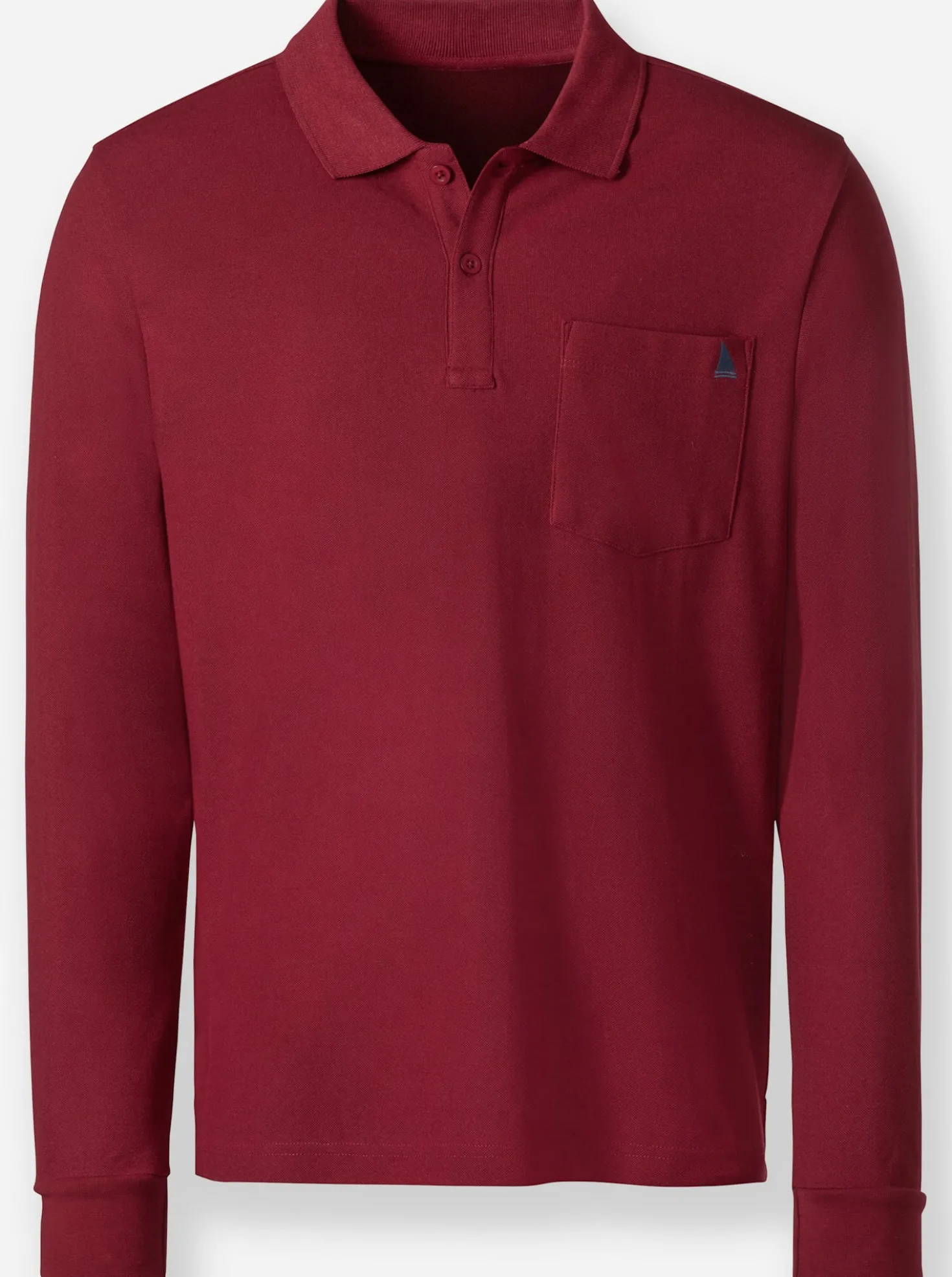 Langarm-Poloshirt