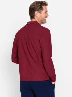 Langarm-Poloshirt