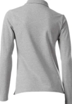 Langarm-Poloshirt in Pikee-Qualität