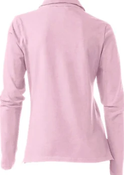 Langarm-Poloshirt in Pikee-Qualität