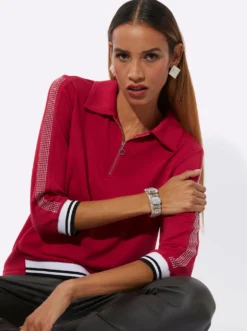 Langarm-Poloshirt mit Modal (TENCEL)