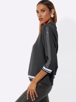 Langarm-Poloshirt mit Modal (TENCEL)