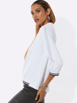 Langarm-Poloshirt mit Modal (TENCEL)