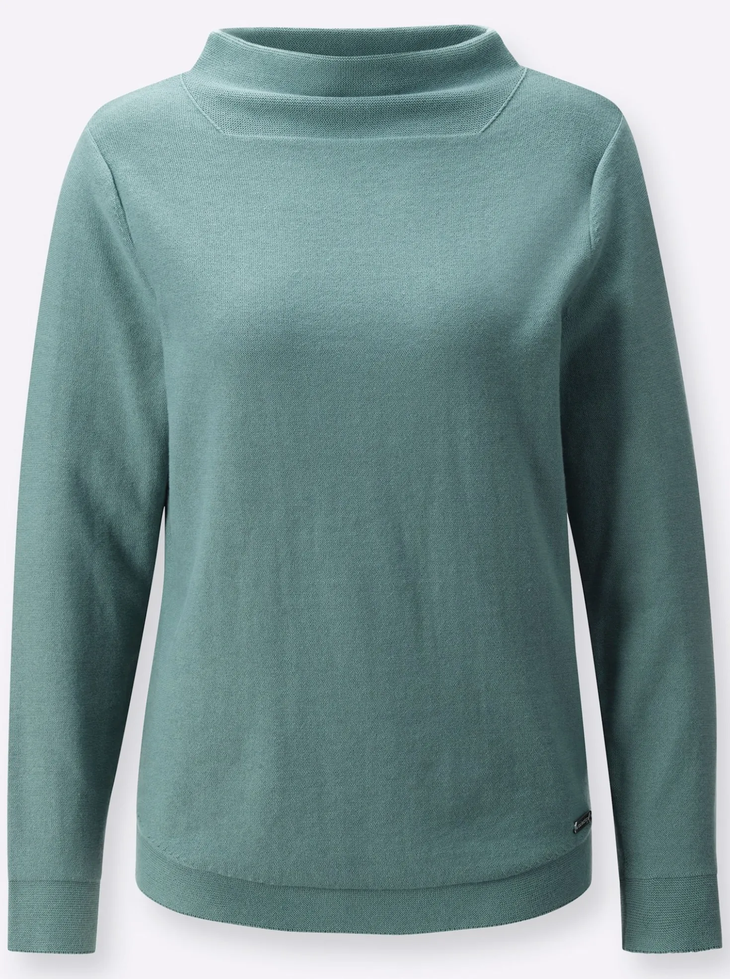 Langarm-Pullover aus reiner Baumwolle