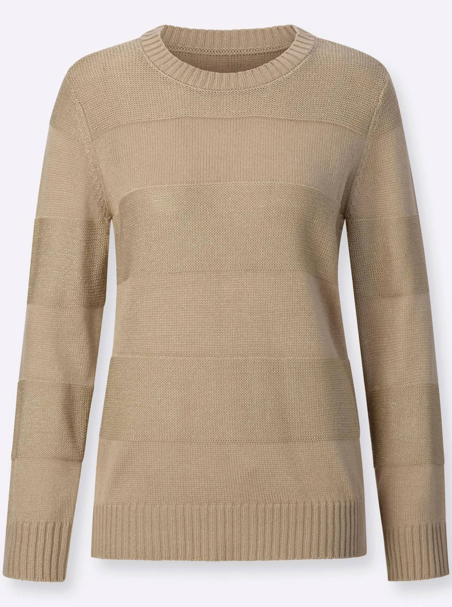 Langarm-Pullover mit Glitzergarn