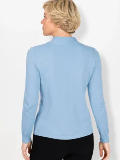 Langarm-Pullover mit Schluppe